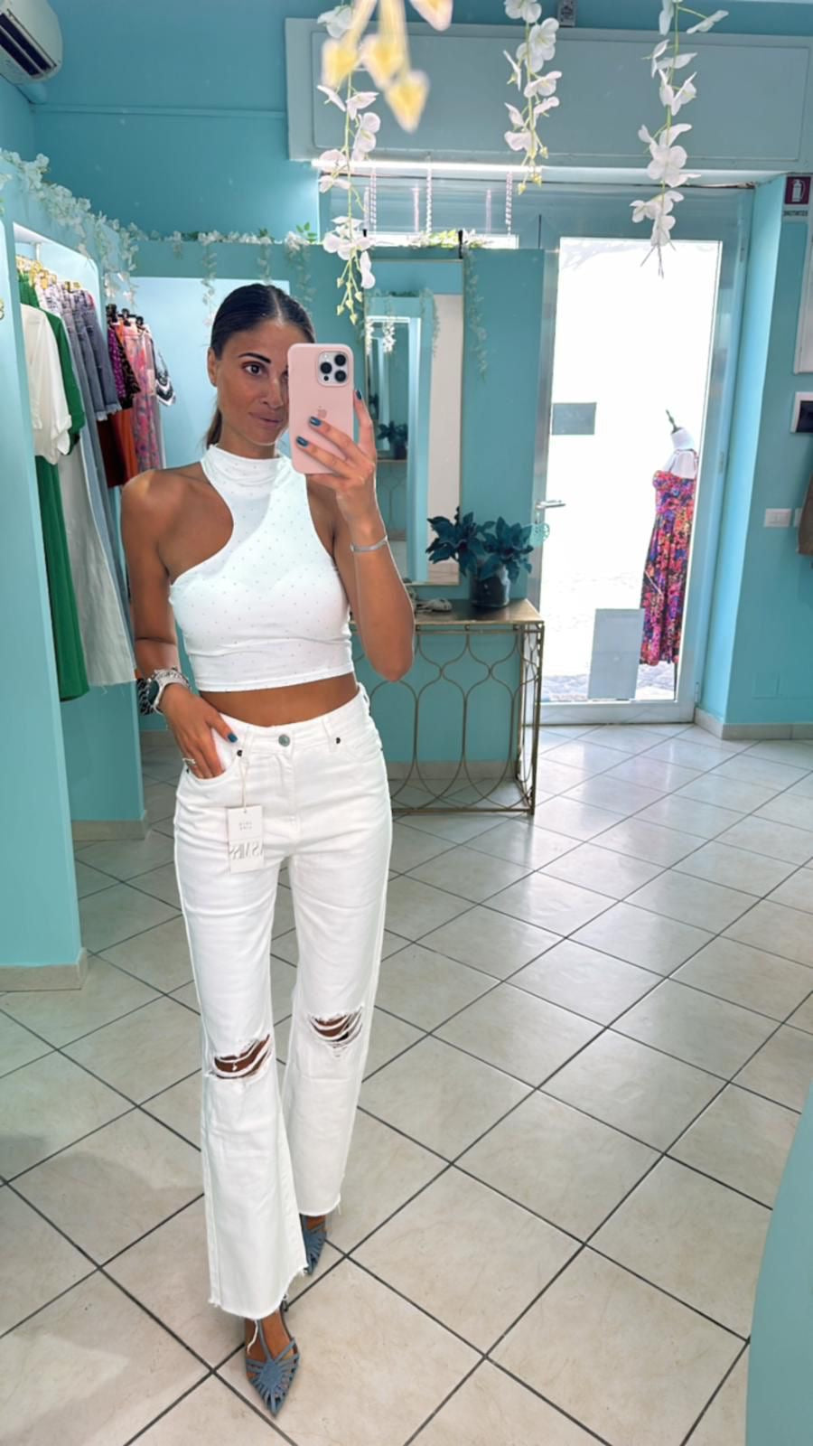 Jeans Bianco